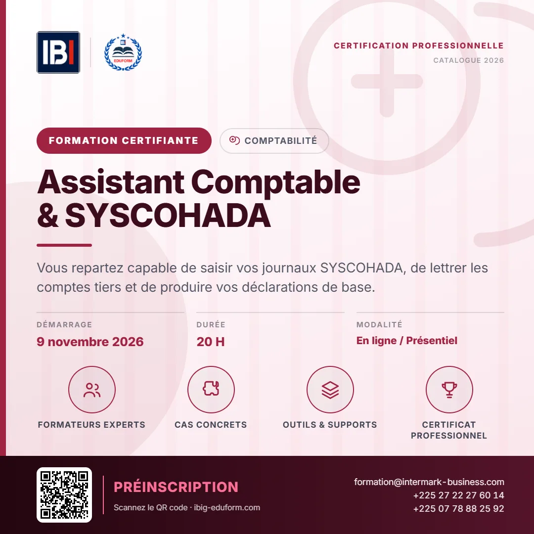 Assistant Comptable & SYSCOHADA