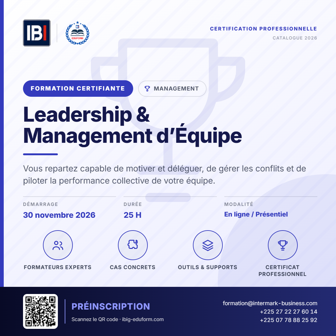 Leadership & Management d'Équipe