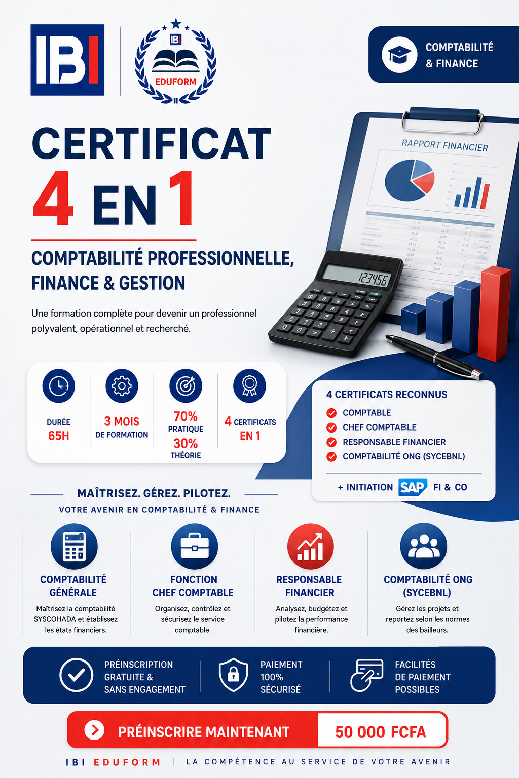 Comptabilité & Finance 4 en 1